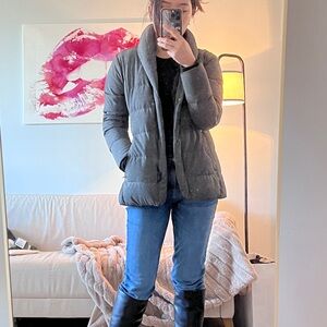 Women's Gray Puffer Jacket